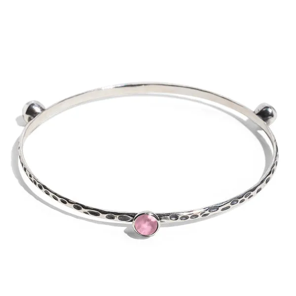 Bottled Up Designs Bracelets Rustic Bangle in Sterling Silver