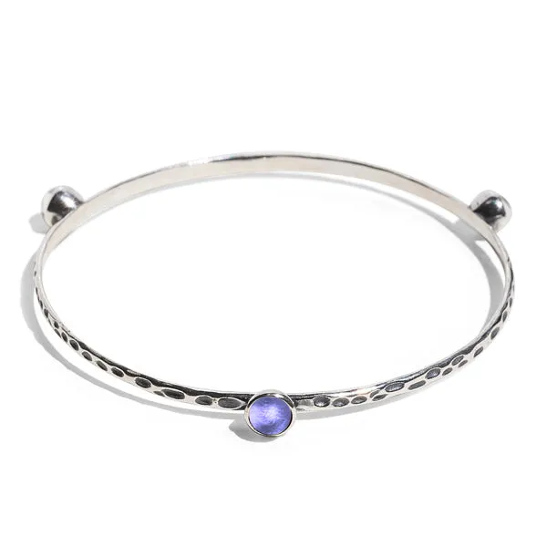 Bottled Up Designs Bracelets Rustic Bangle in Sterling Silver