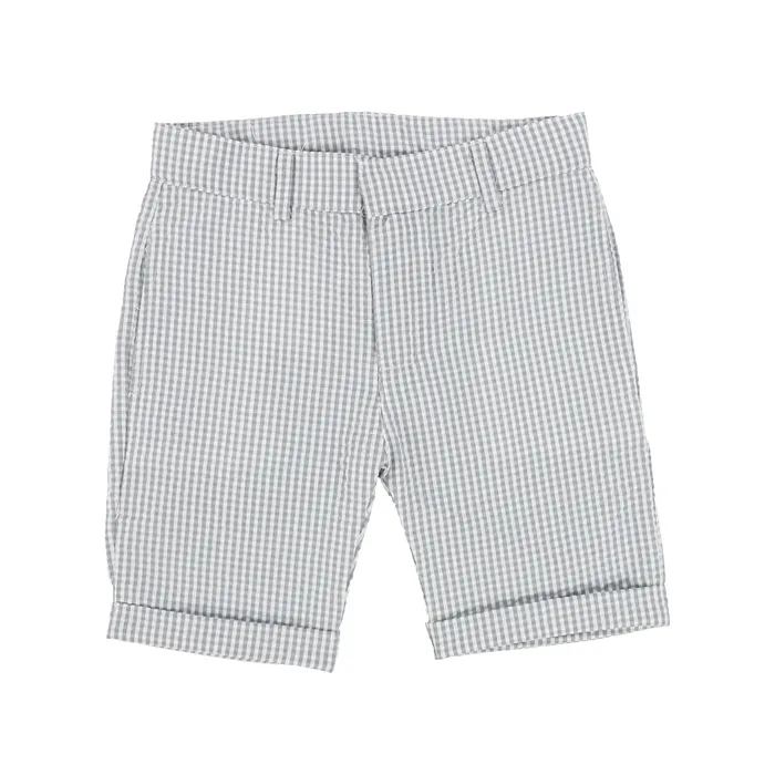Earrings Analogie Analogie Gingham Boys Shorts Sapphire