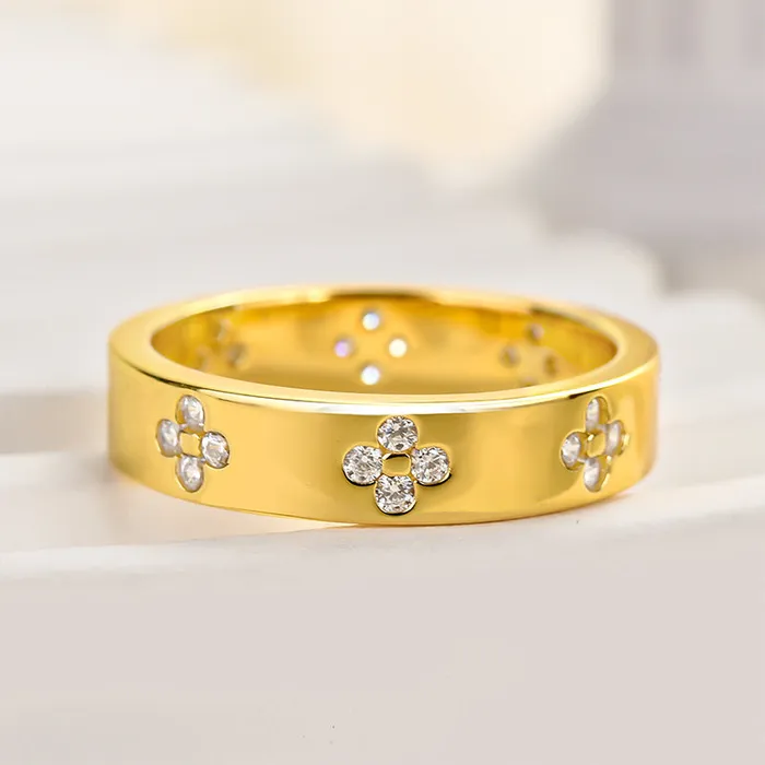 Golden Tone Art Carved Wedding Band shineofdiamond Rings