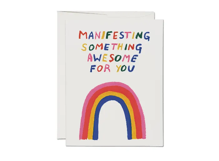 Red Cap Cards Something Awesome encouragement greeting card Earrings