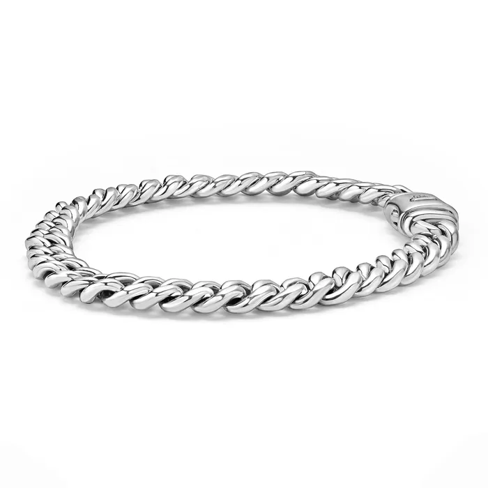Anthem Silver Curb Chain Bracelet 8mm LAGOS Bracelets