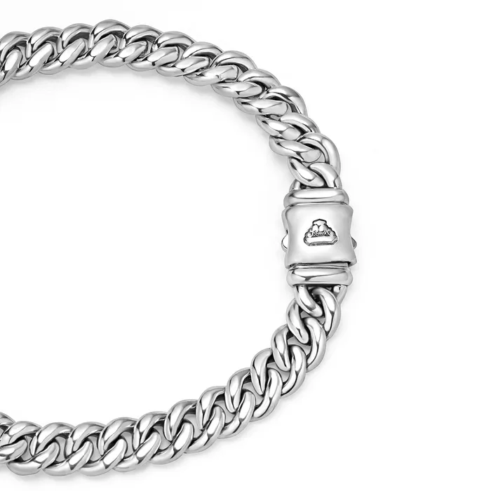 Anthem Silver Curb Chain Bracelet 8mm LAGOS Bracelets
