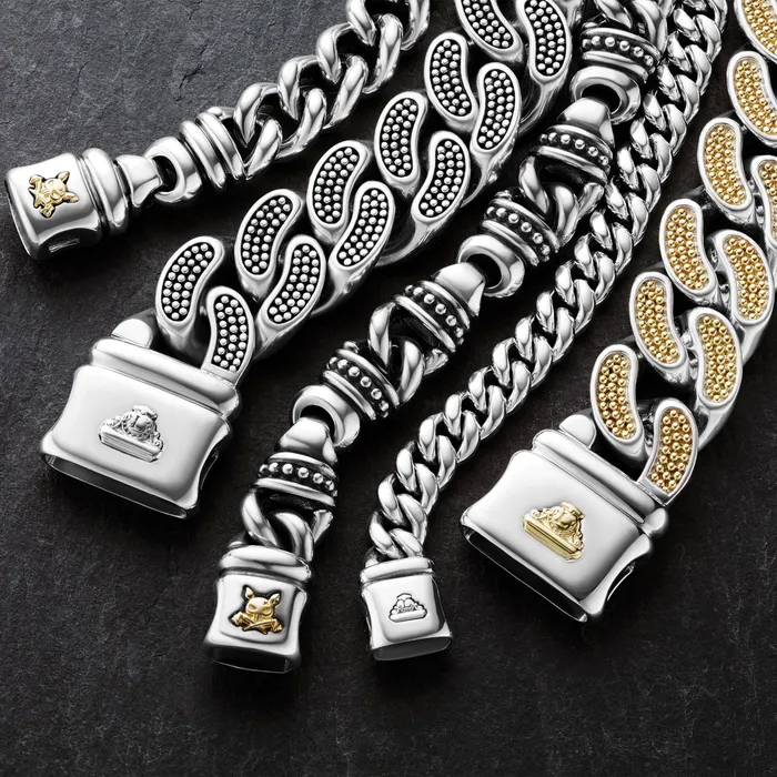Anthem Silver Curb Chain Bracelet 8mm LAGOS Bracelets