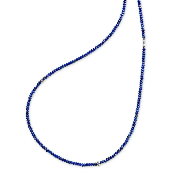 Caviar Icon Lapis Necklace LAGOS Necklaces