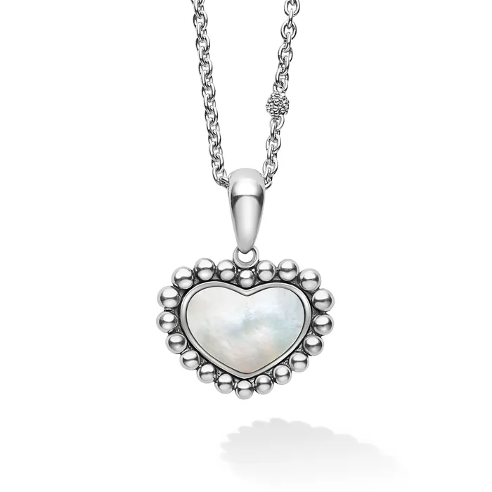 LAGOS Maya Mother of Pearl Heart Necklace Necklaces
