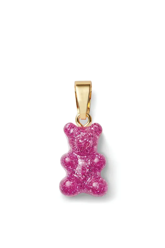 Nostalgia bear Classic connector Magenta Crystal Haze Jewelry Rings