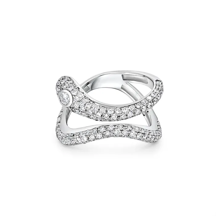 Rings Polachecks Collection Wrap Around Diamond Snake Ring