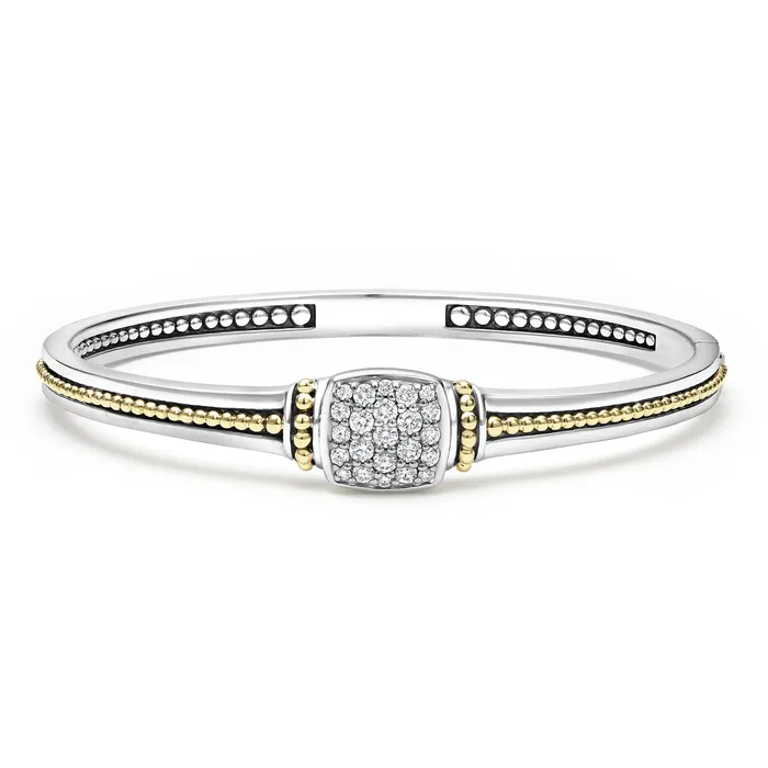 Rittenhouse TwoTone Diamond Cuff Bracelet LAGOS Bracelets