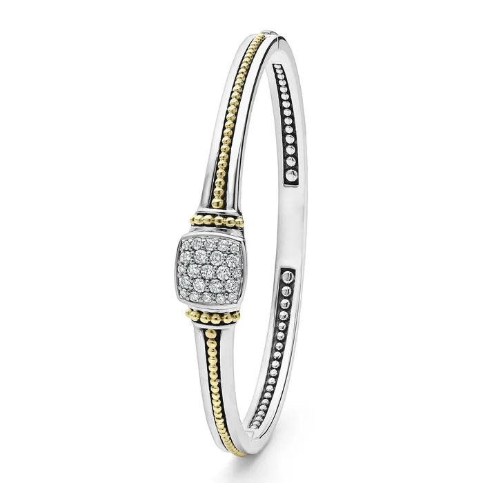 Rittenhouse TwoTone Diamond Cuff Bracelet LAGOS Bracelets