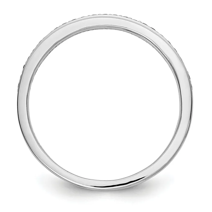 14k White Gold 18 Ct Lab Grown Diamond VSSI G Wedding Band Ring Goldia Rings