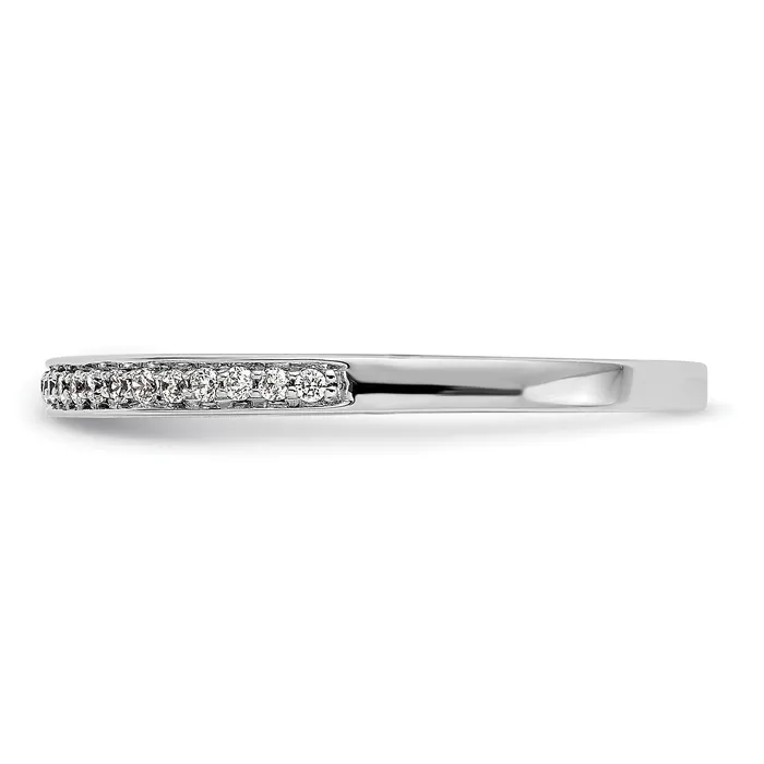 14k White Gold 18 Ct Lab Grown Diamond VSSI G Wedding Band Ring Goldia Rings