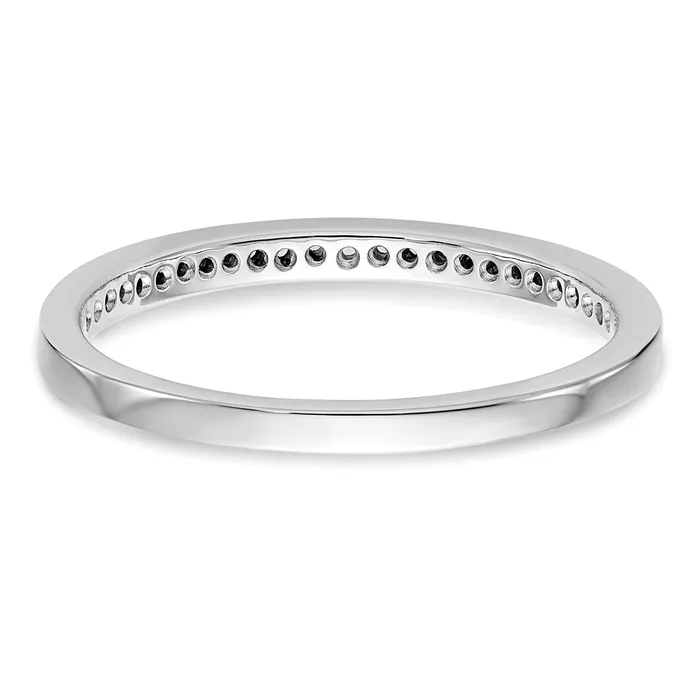 14k White Gold 18 Ct Lab Grown Diamond VSSI G Wedding Band Ring Goldia Rings