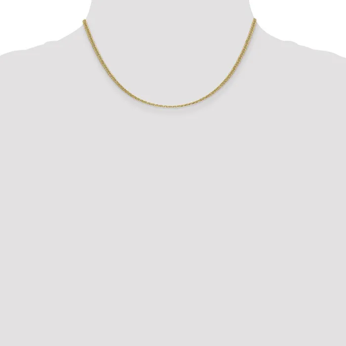 14K Yellow Gold 16 inch 24mm SemiSolid Anchor with Spring Ring Clasp Chain Necklace MDS Necklaces 14K Yellow Gold 16 inch 24mm SemiSolid Anchor with Spring Ring Clasp Chain Necklace MDS Necklaces