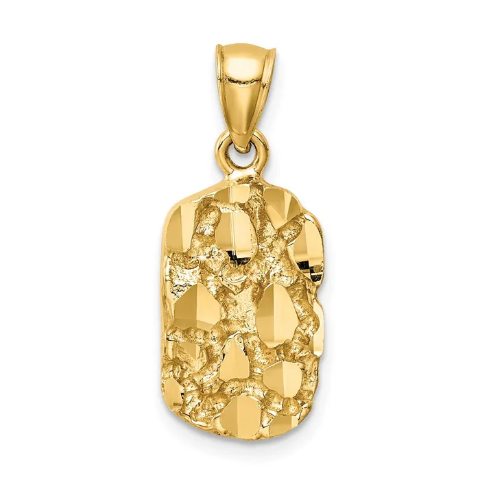 14k Yellow Gold Nugget Pendant Goldia PreStyled Sets