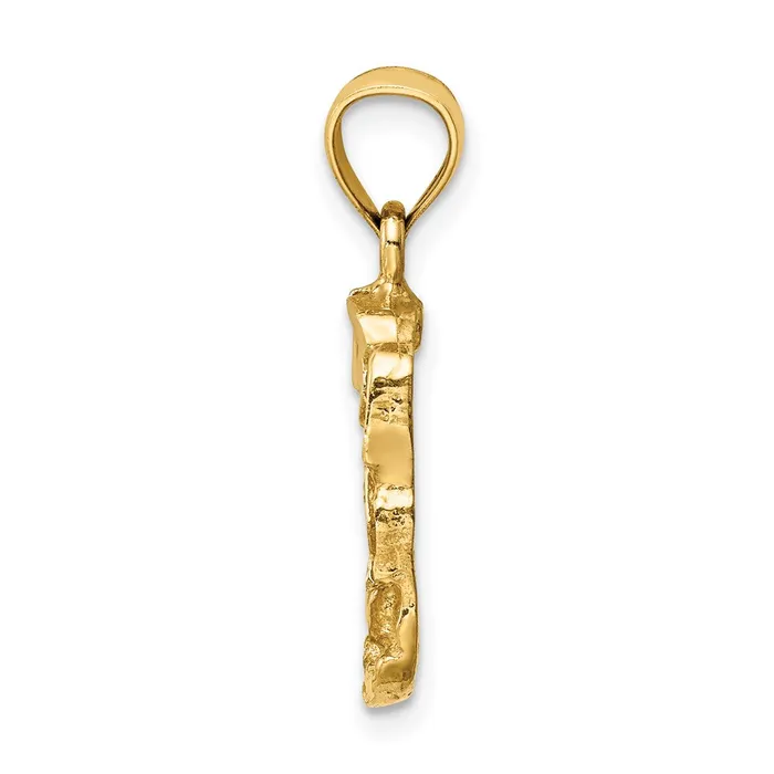 14k Yellow Gold Nugget Pendant Goldia PreStyled Sets
