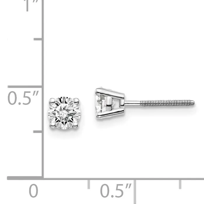 14kw 70ct VS2SI1 G I Diamond Stud Thread onoff Post Earrings goldiaca Earrings