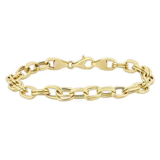 Bracelets JMS always Original AMOUR Oval Link Bracelet In 14K Yellow Gold Bracelets JMS always Original AMOUR Oval Link Bracelet In 14K Yellow Gold
