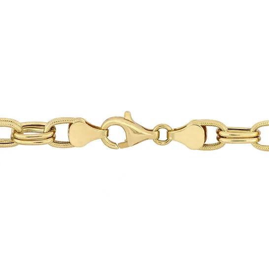 Bracelets JMS always Original AMOUR Oval Link Bracelet In 14K Yellow Gold