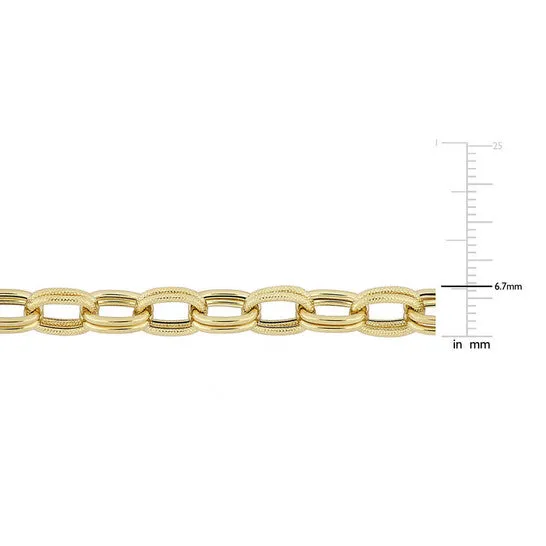 Bracelets JMS always Original AMOUR Oval Link Bracelet In 14K Yellow Gold