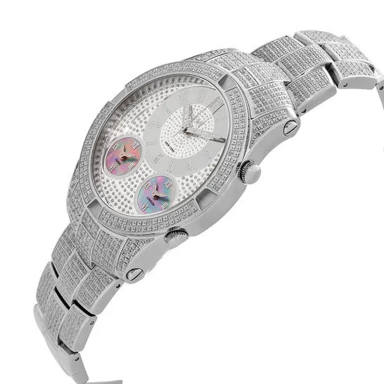 Bracelets JMS always Original JBW Mens Jet Setter III 118 ctw Diamond Stainless Steel Watch J6348B