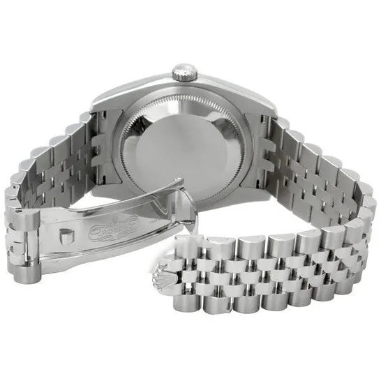 Bracelets JMS always Original Rolex Datejust 36 Black Dial Stainless Steel Jubilee Bracelet Automatic Mens Watch 116200BKSJ