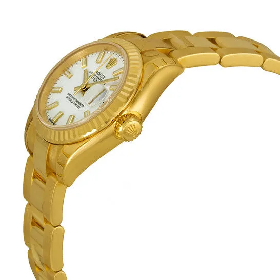 Bracelets JMS always Original Rolex Lady Datejust 26 White Dial 18K Yellow Gold Oyster Bracelet Automatic Watch 179178WSO Bracelets JMS always Original Rolex Lady Datejust 26 White Dial 18K Yellow Gold Oyster Bracelet Automatic Watch 179178WSO