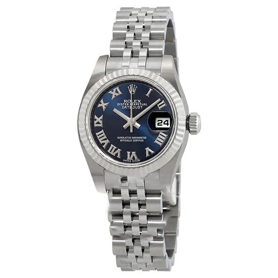 Bracelets Original Rolex Lady Datejust 26 Blue Dial Stainless Steel Jubilee Bracelet Automatic Watch 179174BLRJ JMS always Bracelets Original Rolex Lady Datejust 26 Blue Dial Stainless Steel Jubilee Bracelet Automatic Watch 179174BLRJ JMS always
