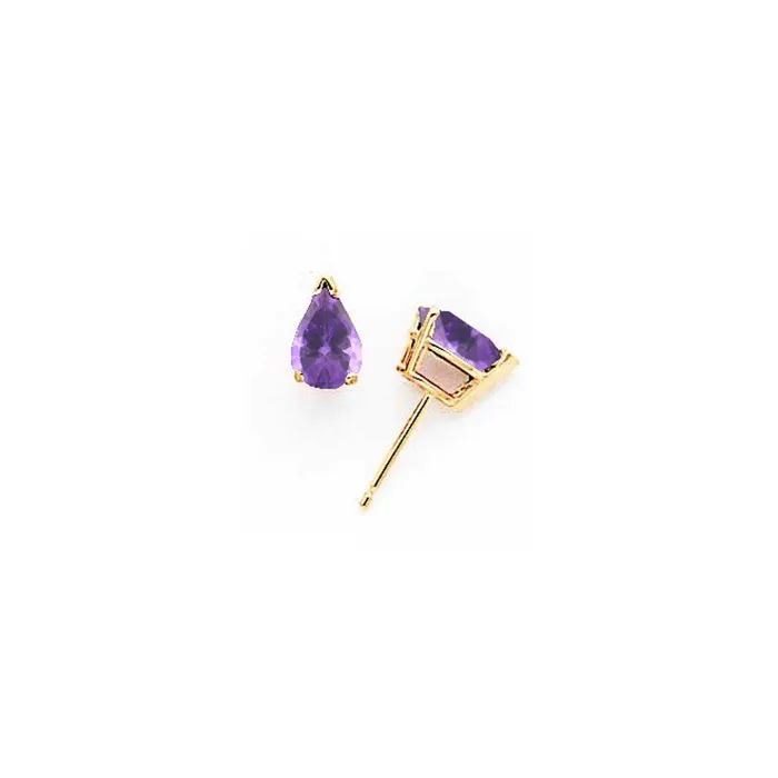Earrings Goldia 14k Yellow Gold 5x3mm Pear Tsavorite Earrings