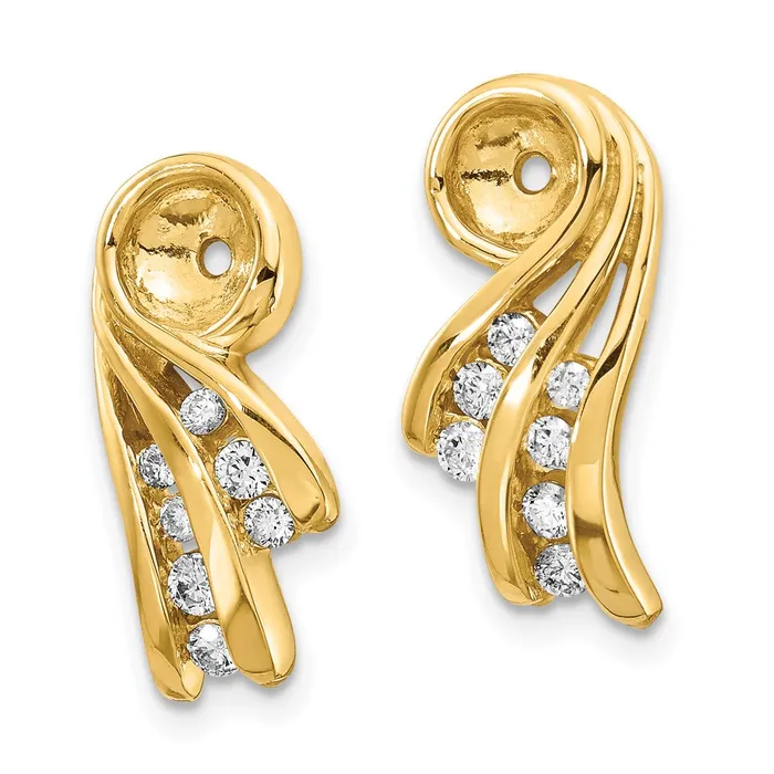 Earrings goldiaca 14k VS Fancy Diamond Earring Jacket