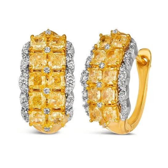 Earrings JMS always Original Le Vian Ladies Sunny Yellow Diamonds Earrings in Platinum and 14K Two Tone Gold Earrings JMS always Original Le Vian Ladies Sunny Yellow Diamonds Earrings in Platinum and 14K Two Tone Gold