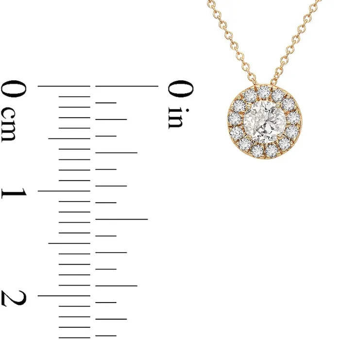 Goldia 033 CT TW Natural Diamond Frame Pendant in 10K Yellow Gold Necklaces Goldia 033 CT TW Natural Diamond Frame Pendant in 10K Yellow Gold Necklaces