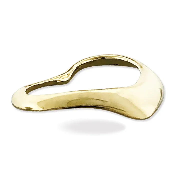 Goldia 14K Gold Floating Heart Charm Slide Charm Necklaces