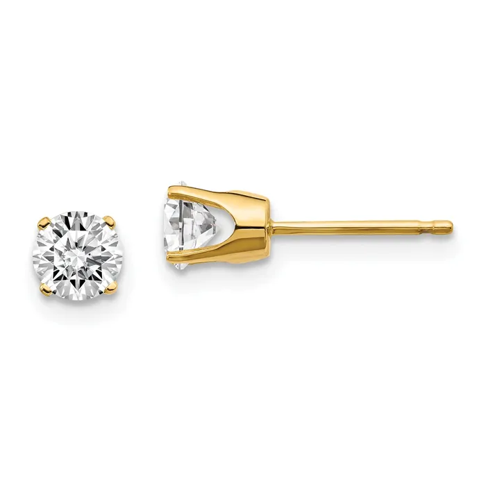 goldiaca Earrings 14y 75ct I1 J K Diamond Stud Push on Post Earrings goldiaca Earrings 14y 75ct I1 J K Diamond Stud Push on Post Earrings