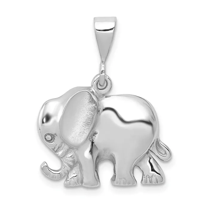 Goldia Charm Necklaces 14k White Gold Elephant Charm
