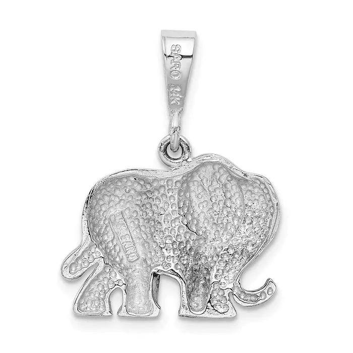 Goldia Charm Necklaces 14k White Gold Elephant Charm