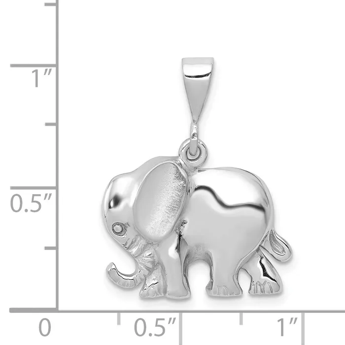 Goldia Charm Necklaces 14k White Gold Elephant Charm