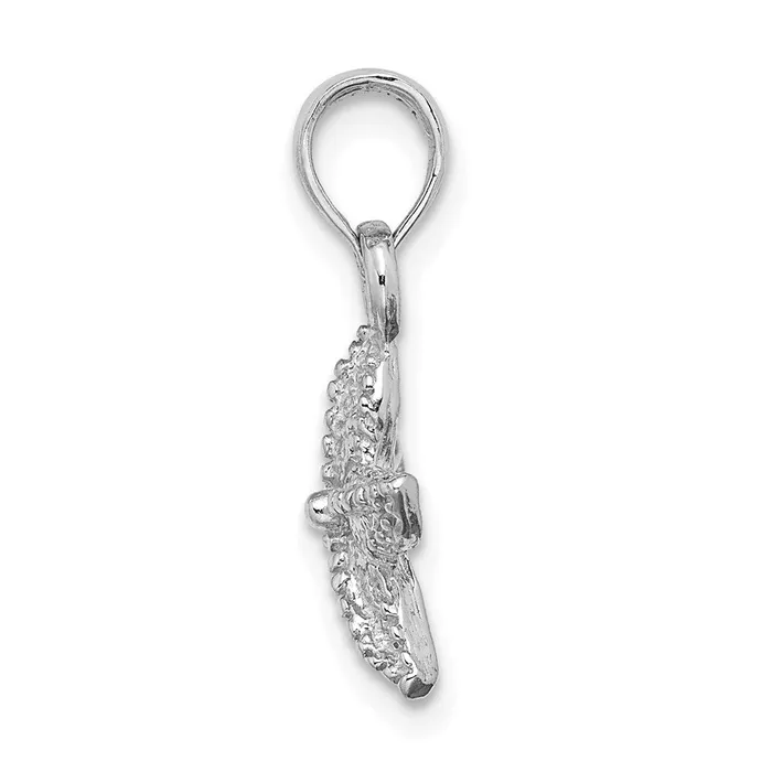 Goldia Charm Necklaces 14k White Gold Starfish Charm