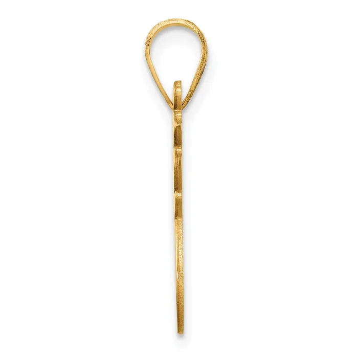 Goldia Charm Necklaces 14k Yellow Gold Enameled Reindeer Charm