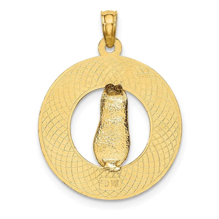 Goldia Charm Necklaces 14k Yellow Gold OCEAN CITY NJ w Flip Flops Charm