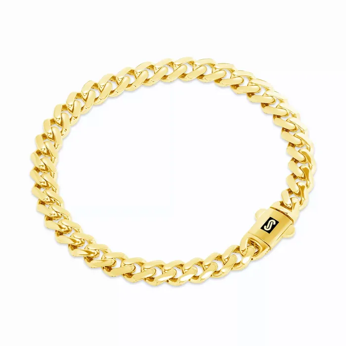 Goldiacom Bracelets 14K Yellow Gold Miami Cuban 6mm Royal Monaco Chain Bracelet 7 75 8 85 9 Goldiacom Bracelets 14K Yellow Gold Miami Cuban 6mm Royal Monaco Chain Bracelet 7 75 8 85 9