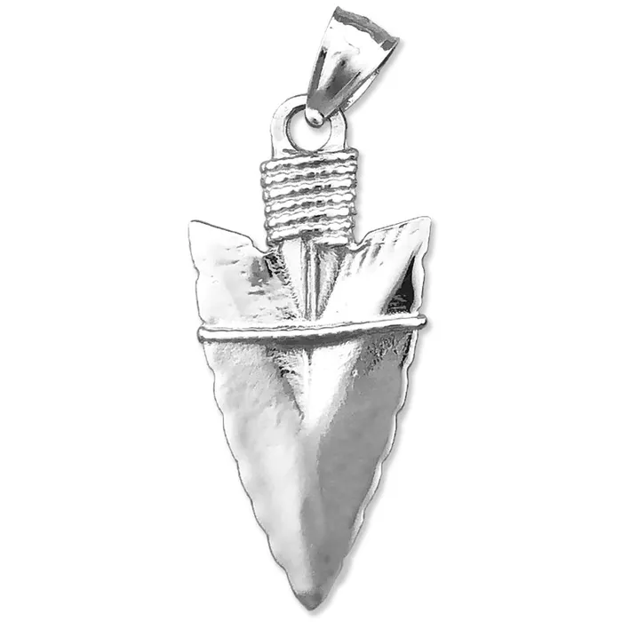 Goldia Necklaces 14K Gold Native 3D Arrowhead Pendant