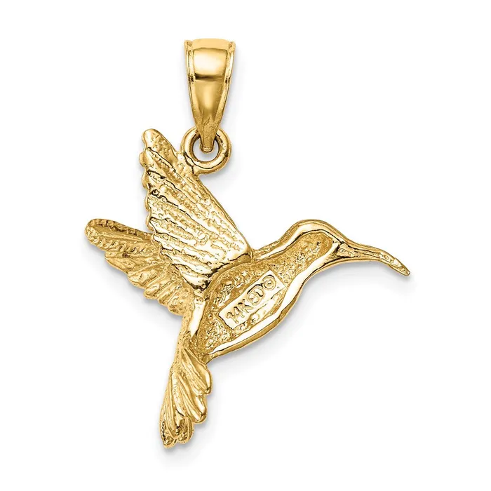 Goldia PreStyled Sets 14k Yellow Gold Hummingbird Pendant