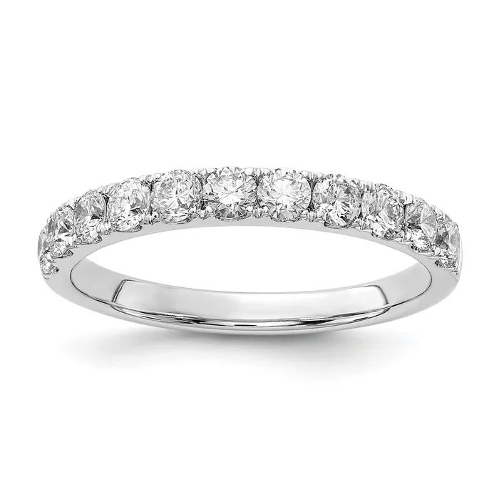 Goldia Rings 14K White Gold Lab Grown Diamond VSSI G 34ct Wedding Band Ring Goldia Rings 14K White Gold Lab Grown Diamond VSSI G 34ct Wedding Band Ring