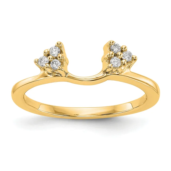 Goldia Rings 14k Yellow Gold 18 Ct Lab Grown Diamond VSSI G Ring Wrap Goldia Rings 14k Yellow Gold 18 Ct Lab Grown Diamond VSSI G Ring Wrap