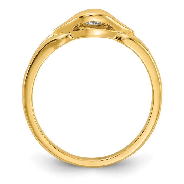 Goldia Rings 14k Yellow Gold A Diamond ring