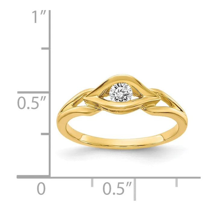 Goldia Rings 14k Yellow Gold A Diamond ring