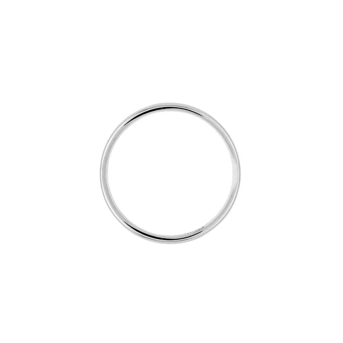 Goldia Rings Solid 10K White Gold 25mm Light Weight Half Round MensWomens Wedding Band Ring Size 10 Goldia Rings Solid 10K White Gold 25mm Light Weight Half Round MensWomens Wedding Band Ring Size 10