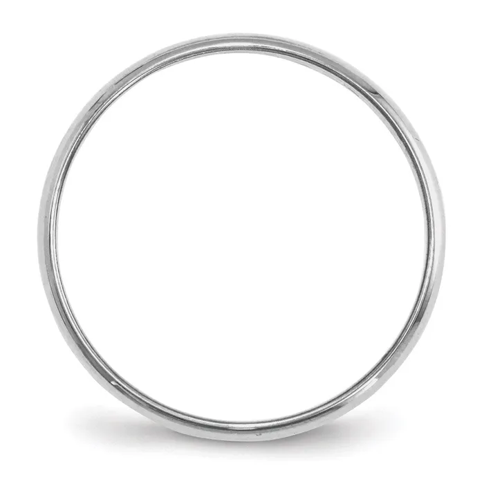 Goldia Rings Solid 10K White Gold 2mm Light Weight Half Round MensWomens Wedding Band Ring Size 10 Goldia Rings Solid 10K White Gold 2mm Light Weight Half Round MensWomens Wedding Band Ring Size 10