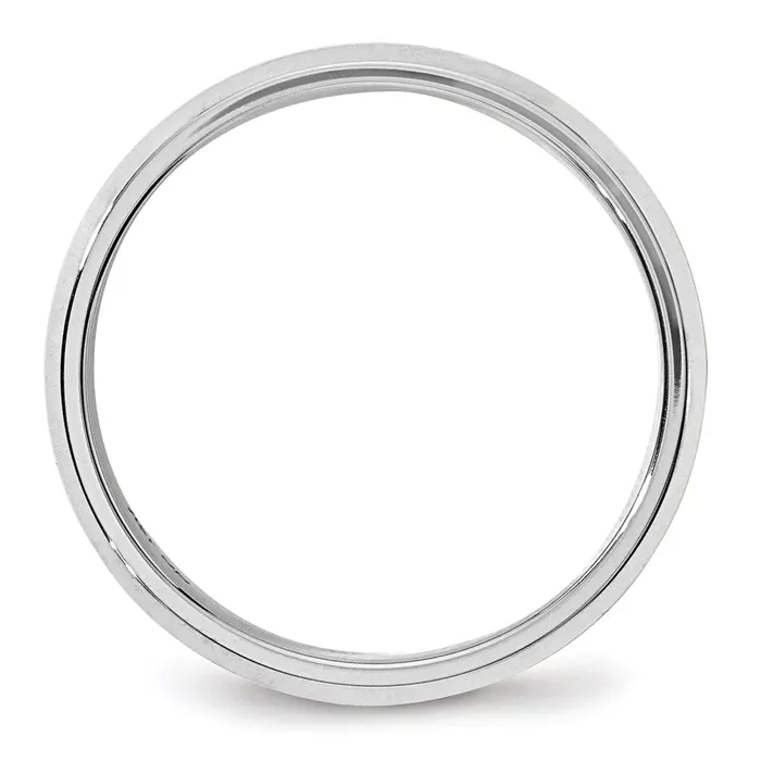 Goldia Rings Solid 10K White Gold 6mm Bevel Edge Comfort Fit MensWomens Wedding Band Ring Size 95 Goldia Rings Solid 10K White Gold 6mm Bevel Edge Comfort Fit MensWomens Wedding Band Ring Size 95
